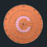 Tabla Dardos Cor Personalizada Moderna Inicial do Monograma Ros<br><div class="desc">Projetado com modelo de texto inicial monograma personalizado em cor cor cor de laranja rosa! Você pode mudar as cores e as iniciais como quiser! Faz um presente de excelente ou um favor do partido para aniversários,  casamentos,  chás de panela,  festa de solteira e muito mais!</div>