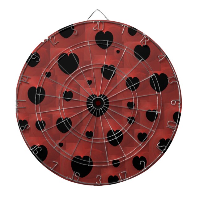 Tabla Dardos Corações Dart Board (Frente)