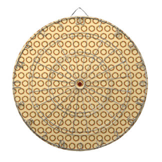 Tabla Dardos Coroa de Folhas de Outono Circular