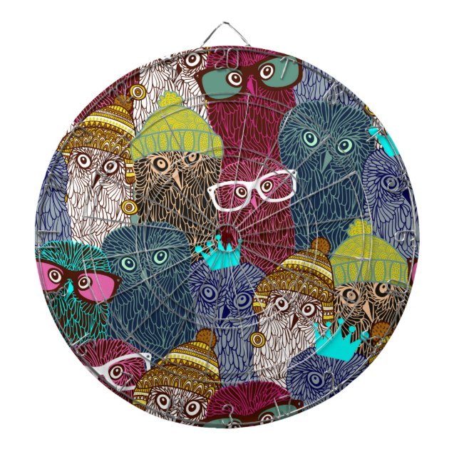 Tabla Dardos Coruja na coroa (Frente)