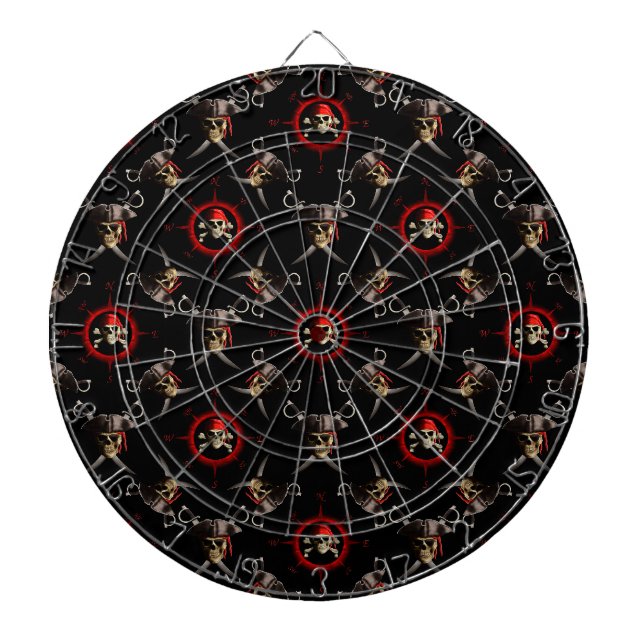 Tabla Dardos Crânios do pirata (Frente)