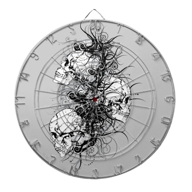 Tabla Dardos Crânios Fantásticos (Frente)