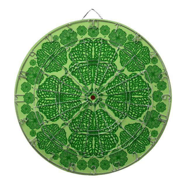 Tabla Dardos Crazy Celtic Clovers (Frente)
