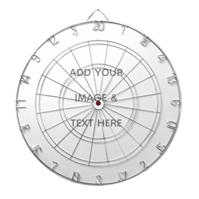 Tabla Dardos Create Your Own white  (Frente)