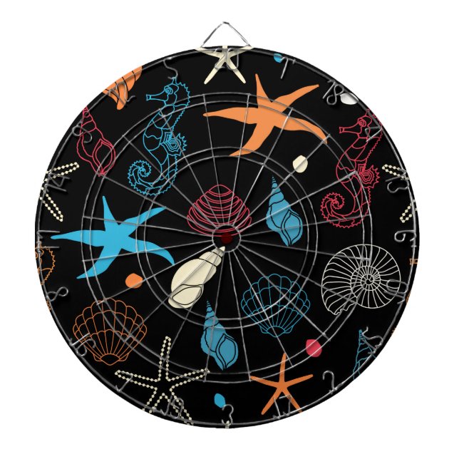 Tabla Dardos criaturas do mar (Frente)