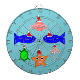Tabla Dardos Criaturas do Mar de Natal