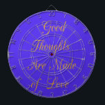 Tabla Dardos Crie Seus Próprios Pensamentos Com Amor<br><div class="desc">Bons Pensamentos são Feitos de Amor. Lindas palavras legal, amarelas e maravilhosas, de inspiração pensativa diária sobre o nosso pensamento e as nossas ideias neste mundo em que vivemos. São os bons pensamentos que temos e compartilhamos que fazem deste mundo um lugar melhor dia após dia. Partilhe o amor do...</div>