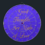 Tabla Dardos Crie Seus Próprios Pensamentos Com Amor<br><div class="desc">Bons Pensamentos são Feitos de Amor. Lindas palavras legal, amarelas e maravilhosas, de inspiração pensativa diária sobre o nosso pensamento e as nossas ideias neste mundo em que vivemos. São os bons pensamentos que temos e compartilhamos que fazem deste mundo um lugar melhor dia após dia. Partilhe o amor do...</div>