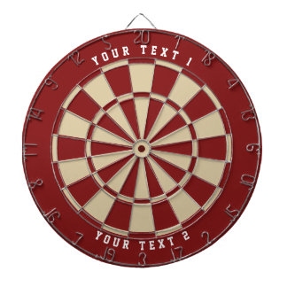 Tabla Dardos Crimson & Cream | Fonte de esportes brancos de gra