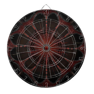 Tabla Dardos Crimson Web: Dança Fractal com a aranha Redback