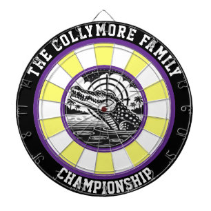 Tabla Dardos Crocodilo no Lago Design