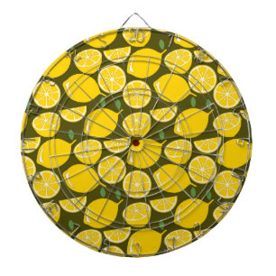 Tabla Dardos Curta Diversão Moderna de Lemon Yellow