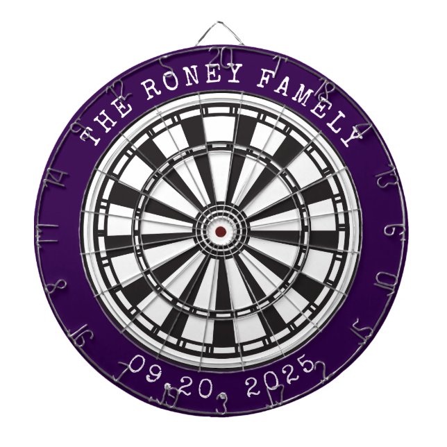 Tabla Dardos Custom Family Name Personalized Dartboards (Frente)