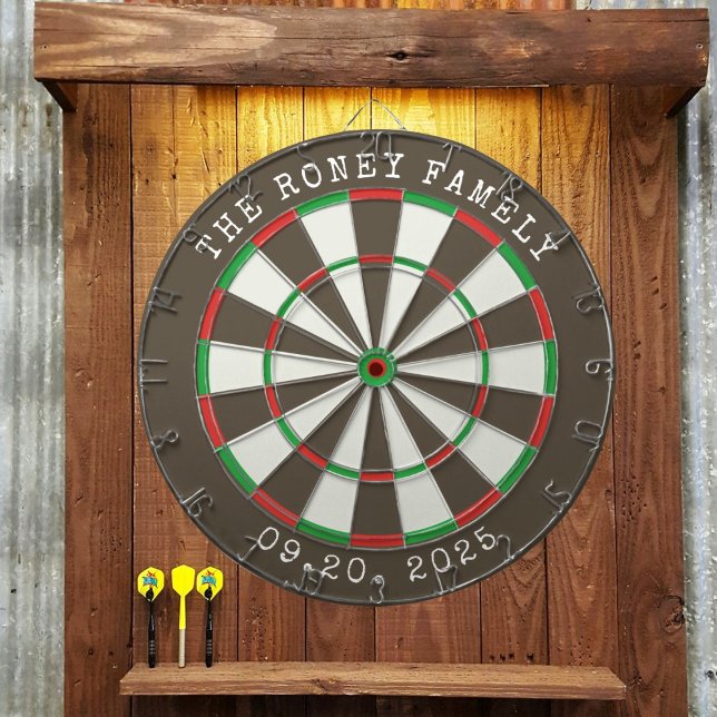 Tabla Dardos Custom Family Name Personalized Dartboards (Criador carregado)