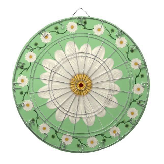 Tabla Dardos Daisy Floral Pattern (Frente)