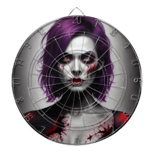 Tabla Dardos Dama zombie dardos