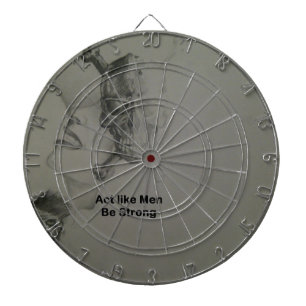 Tabla Dardos Dart Board Act Like Men - Seja Forte