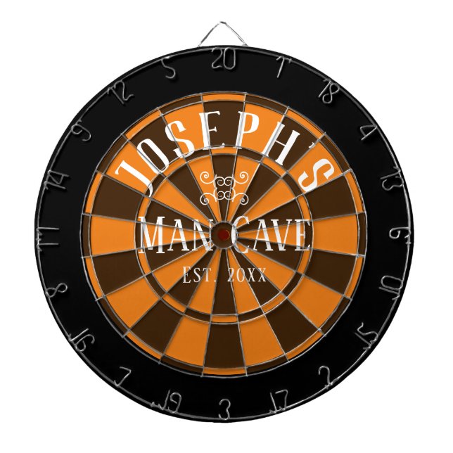 Tabla Dardos Dart Board de nome personalizado da Caverna (Frente)