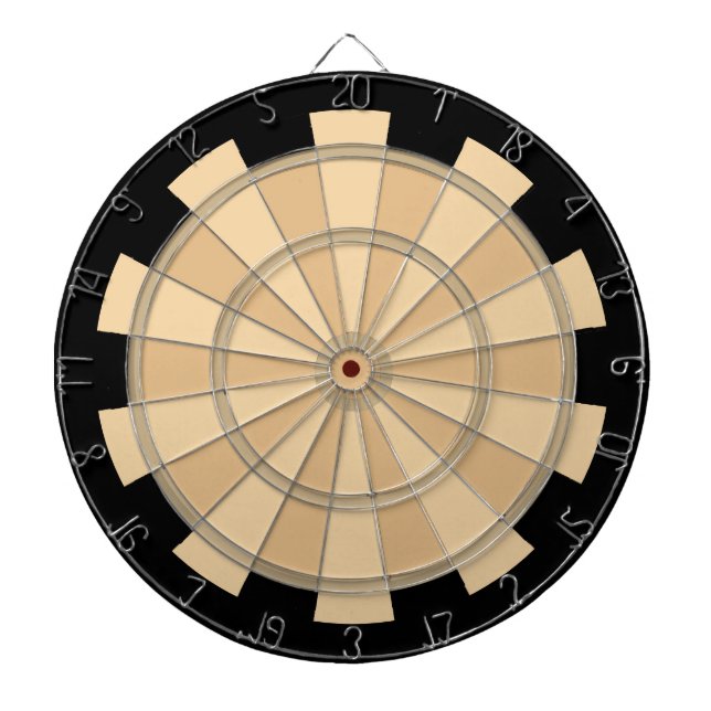 Tabla Dardos Dart Board de regulamento Brown e Tan Combo 2 (Frente)