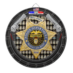 Tabla Dardos Dart Personalizado do Serviço de Polícia America