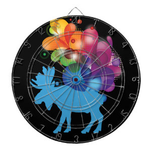 Tabla Dardos Dartboard abstrato da gaiola do metal dos alces