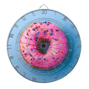 Tabla Dardos Dartboard azul e rosa moderno