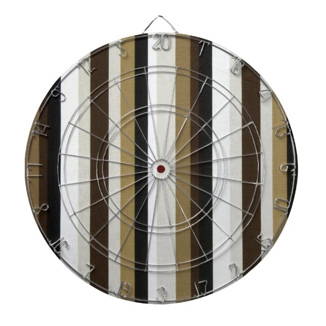 Tabla Dardos Dartboard Beige Brown Stripe (Frente)