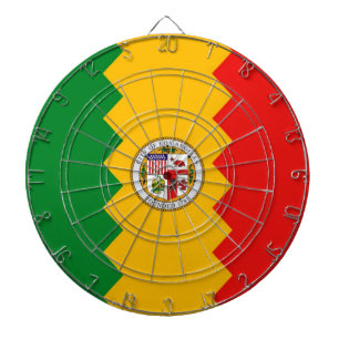 Tabla Dardos Dartboard com a bandeira de Los Angeles,