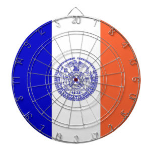 Tabla Dardos Dartboard com a bandeira de New York, EUA