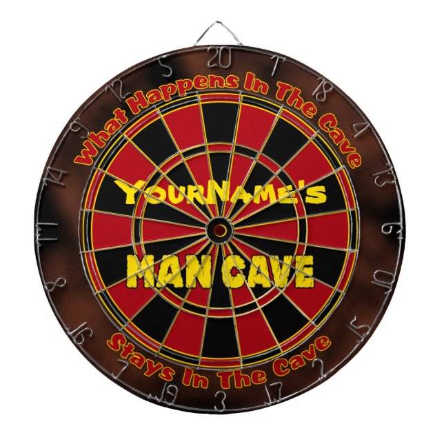 Tabla Dardos Dartboard conhecido personalizado da caverna do (Frente)