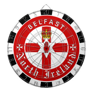 Tabla Dardos Dartboard da Irlanda do Norte, Ulster Flag dardos