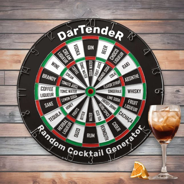 Tabla Dardos Dartboard Dartender, Random Cocktail (Criador carregado)