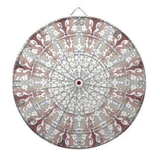 Tabla Dardos Dartboard Decorativo do Lace Branco Elegante