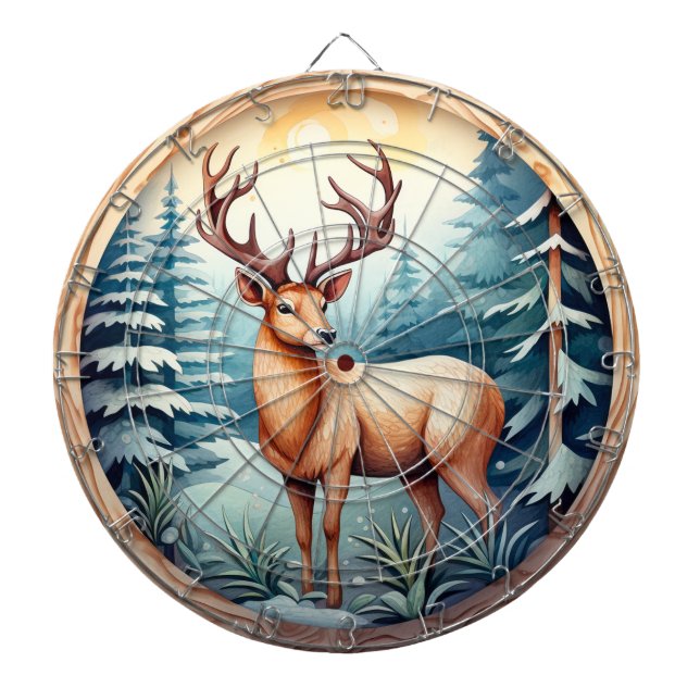 Tabla Dardos Dartboard Deer Stag (Frente)