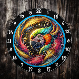 Tabla Dardos Dartboard Delgado de Papagaio Tropical