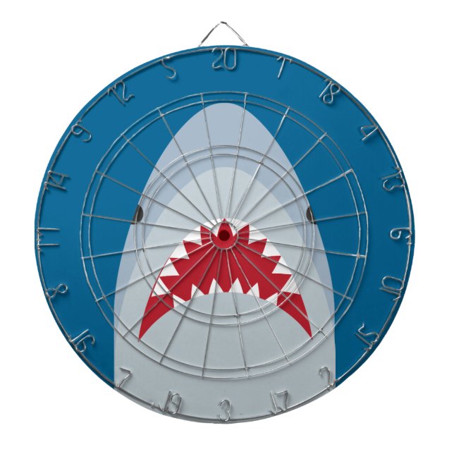 Tabla Dardos Dartboard do ataque do tubarão (Frente)