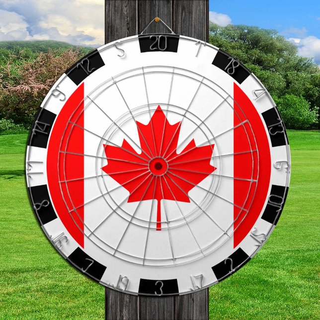 Tabla Dardos Dartboard do Canadá & Canadian Flag dardos /consel (Criador carregado)