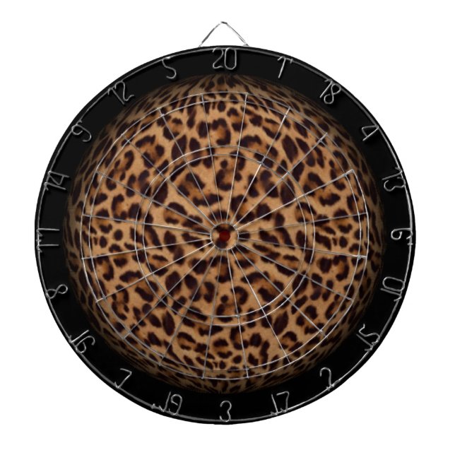 Tabla Dardos Dartboard do leopardo de Valxart (Frente)