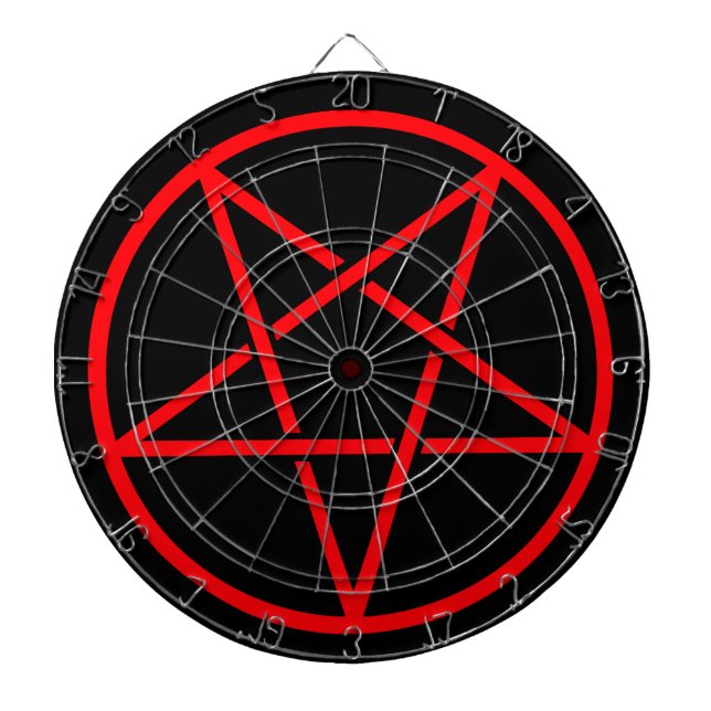 Tabla Dardos Dartboard do Pentagram (Frente)