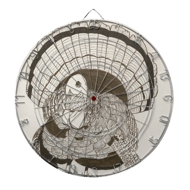 Tabla Dardos DartBoard do Sketch da Turquia (Frente)