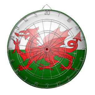 Tabla Dardos Dartboard do tema de Wales