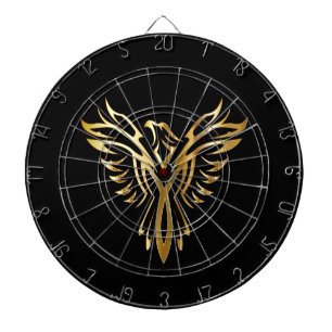 Tabla Dardos Dartboard Dourado da gaiola do metal de Phoenix