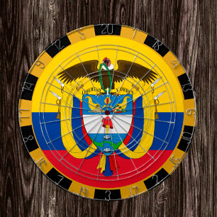 Tabla Dardos Dartboard e Flag da Colômbia / conselho de jogos