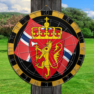 Tabla Dardos Dartboard e Flag da Noruega / conselho de jogos