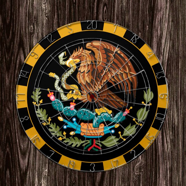 Tabla Dardos Dartboard e Flag do México / conselho de jogos (Criador carregado)