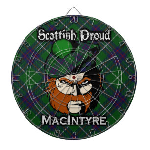 Tabla Dardos Dartboard escocês do Tartan de MacIntyre do clã