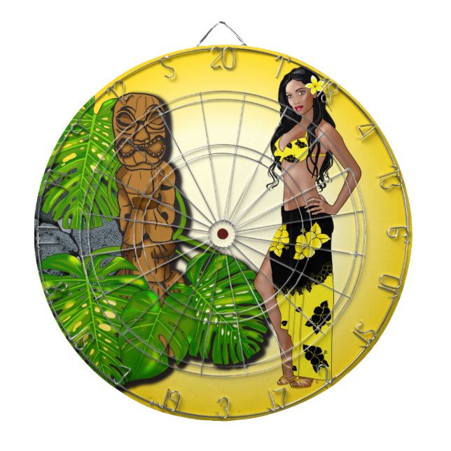 Tabla Dardos Dartboard havaiano da mistura (Frente)