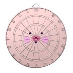 Tabla Dardos Dartboard leitão pequeno cor-de-rosa da gaiola do