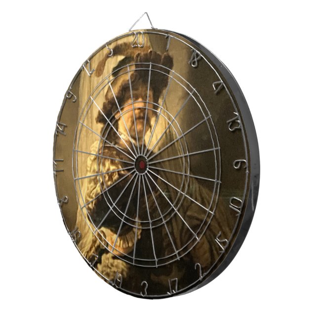 Tabla Dardos Dartboard Padrão do Portador de Rembrandt (Frente Direita)