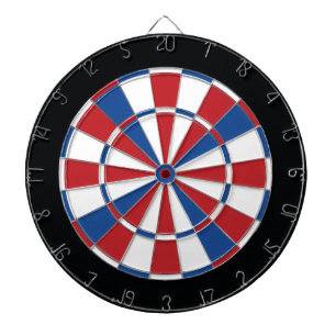 Tabla Dardos Dartboard patriótico - vermelho, branco & azul